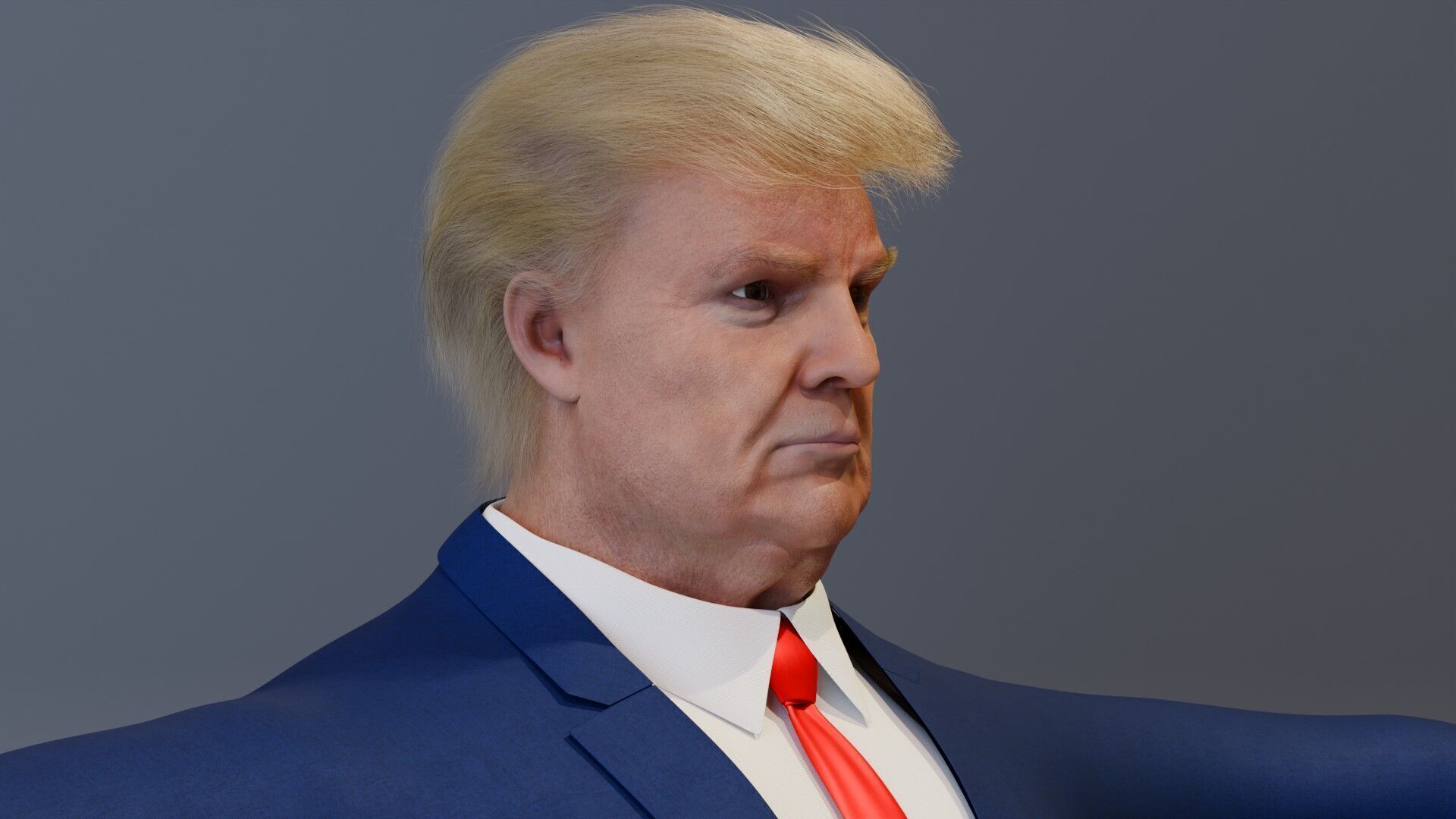Donald Trump 3D model_1