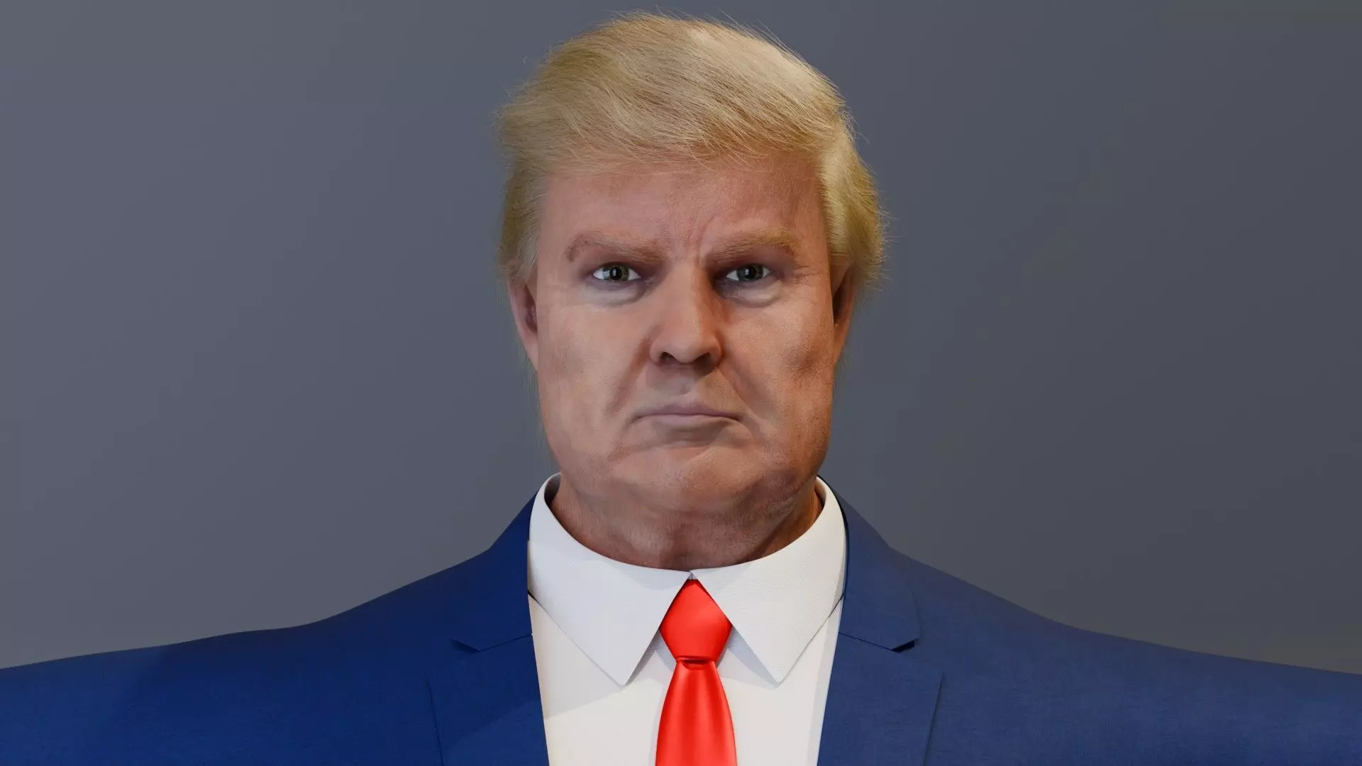 Donald Trump 3D model_0