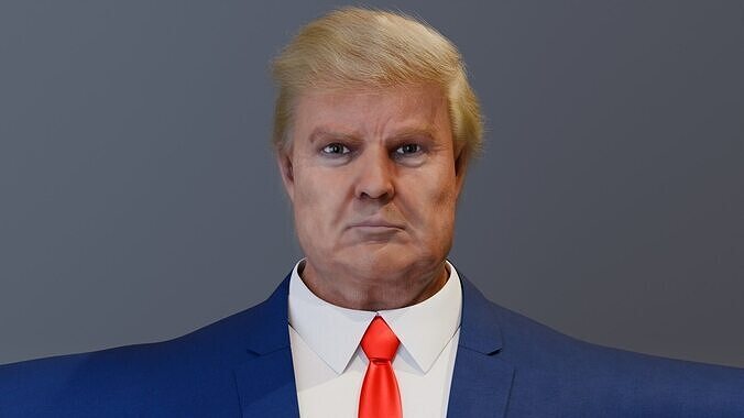 Donald Trump 3D model