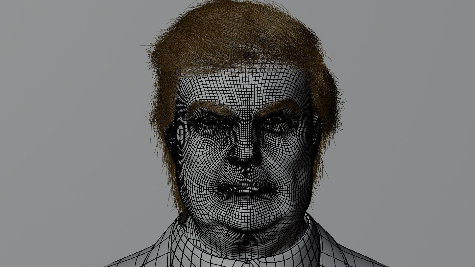 Donald Trump 3D model_6