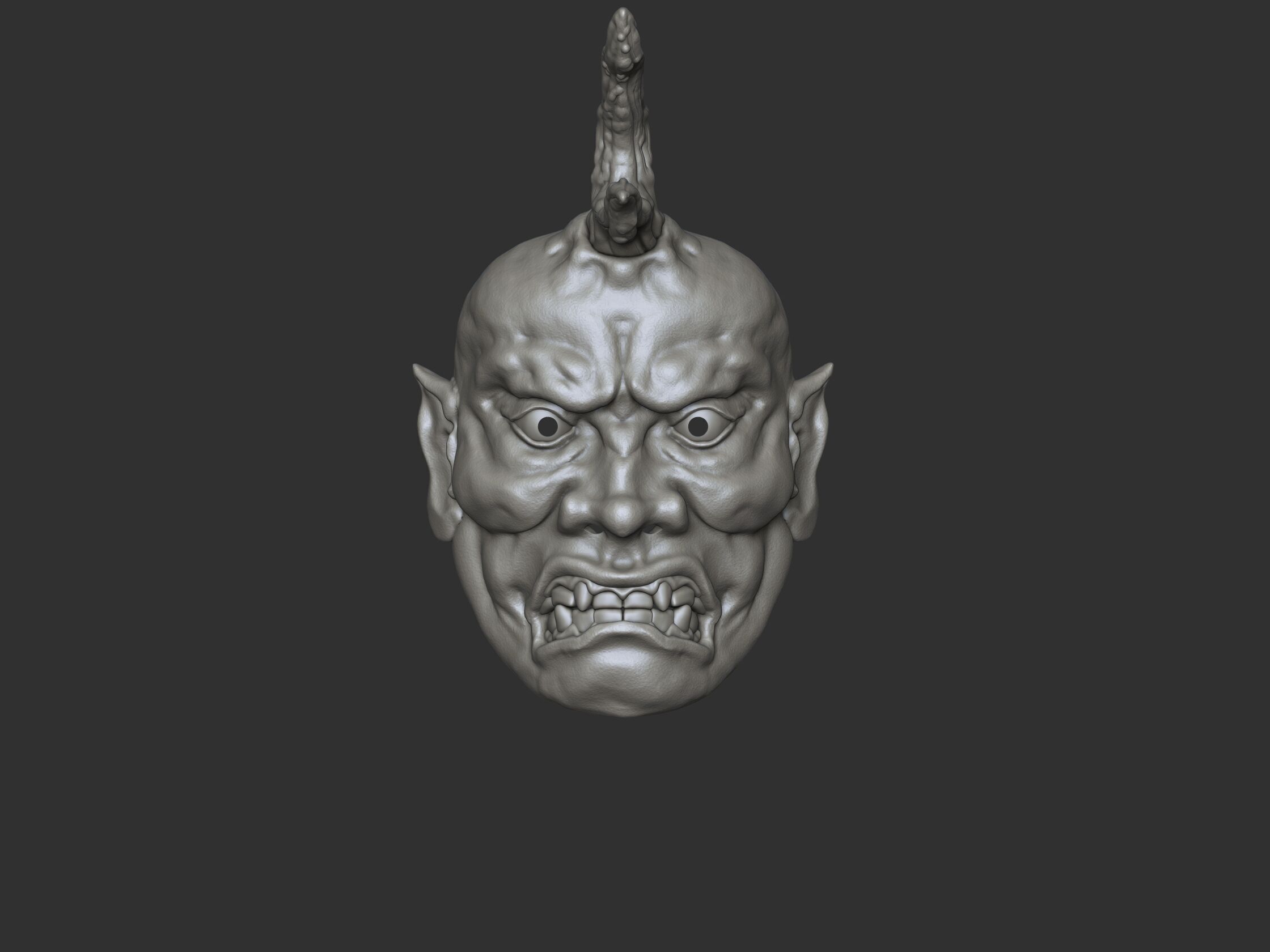 Otoko Ikkaku Sennin mask wizard horn 3D print model_5