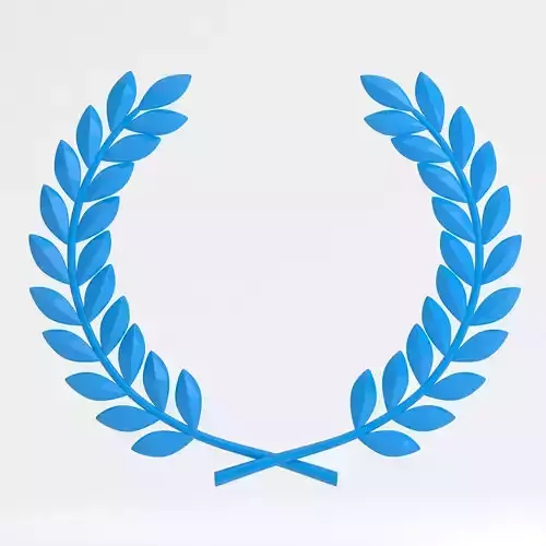 Laurel Wreath Blue