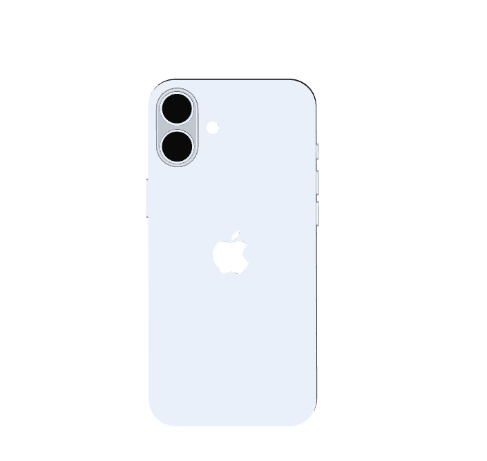 Apple iPhone 16 Plus CAD Model 3D print model_1