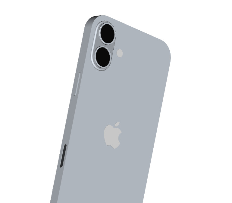 Apple iPhone 16 Plus CAD Model 3D print model_2