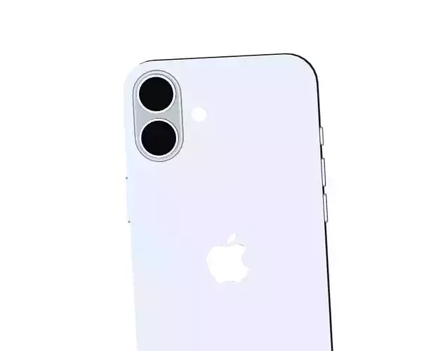 Apple iPhone 16 Plus CAD Model