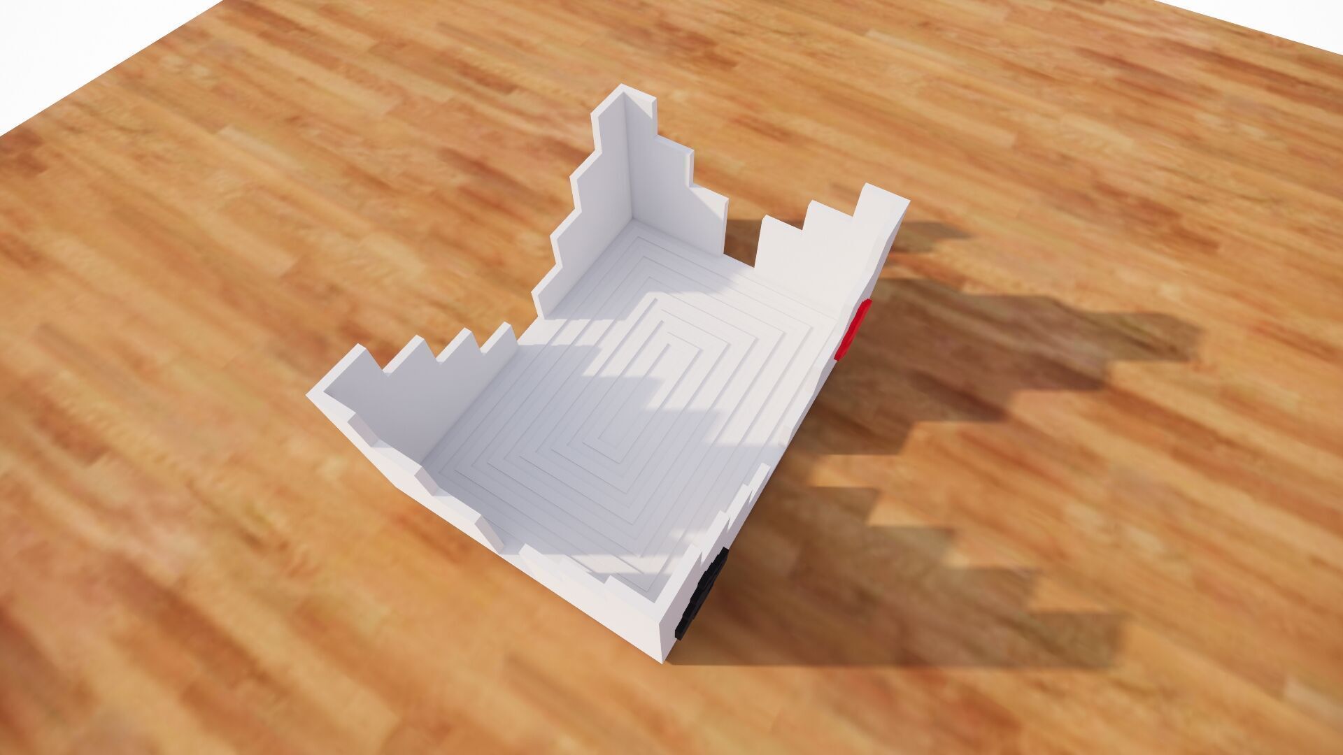 Cards Holder for table - Porta mazo de cartas de mesa 3D print model_3