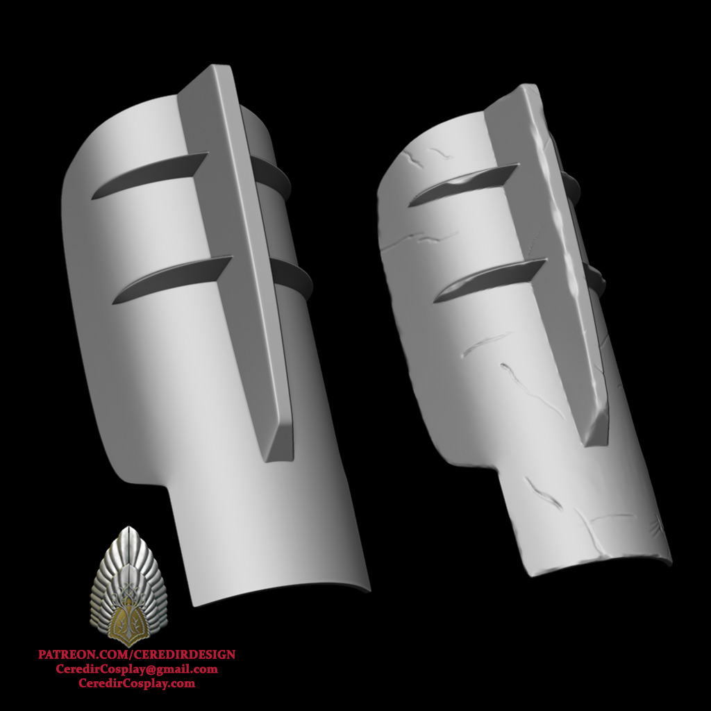 Mandalore the Ultimate Shoulder Star War s 3D DIGITAL DL 3D print model_4