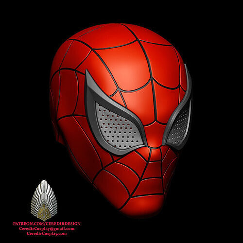 Marvel Rivals Spiderman Shell 3D DIGITAL DOWNLOAD 3D print model