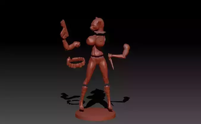 Cybernetic Huntress - Female Cyborg Assassin 