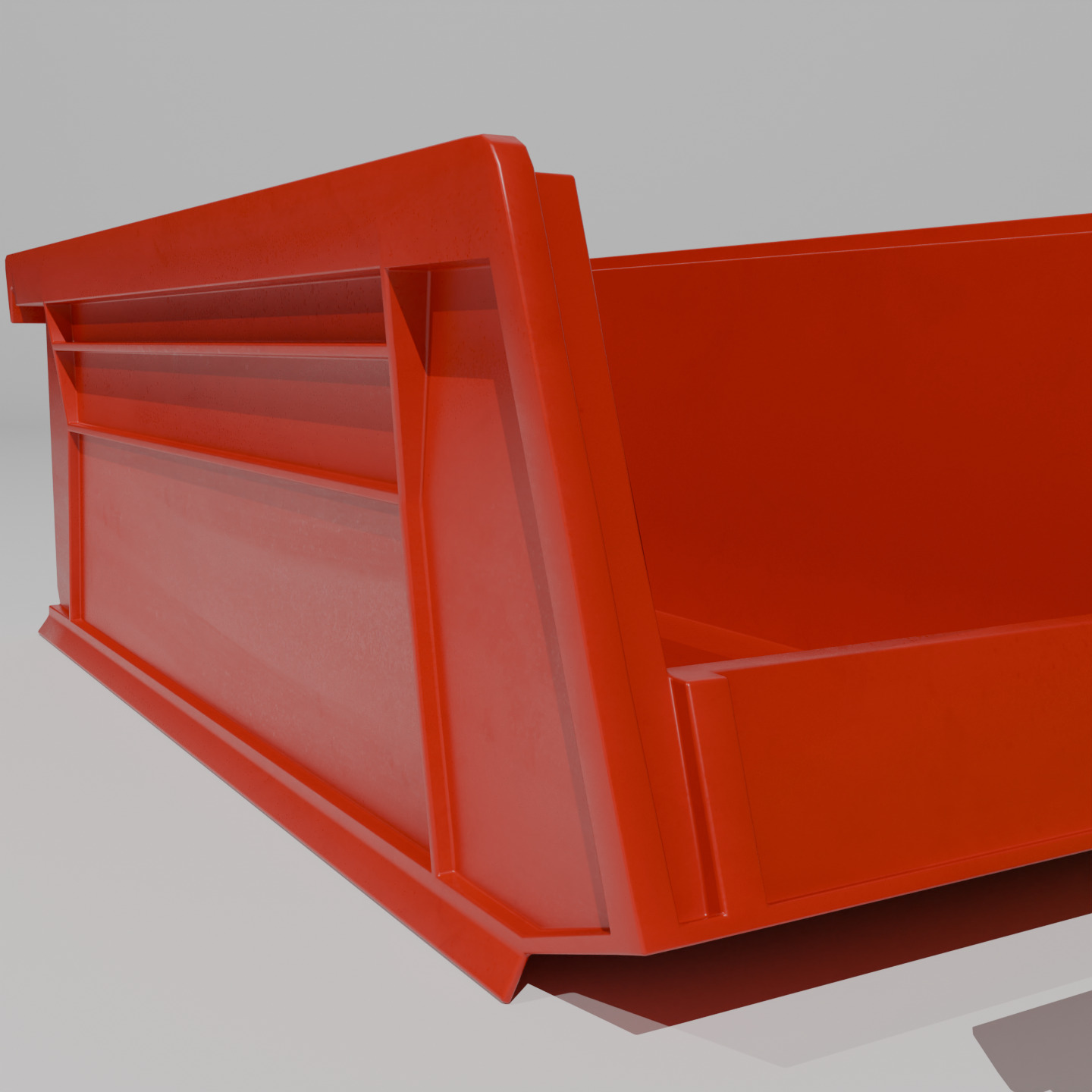 Plastic Stackable Bins Pack 3D model_5