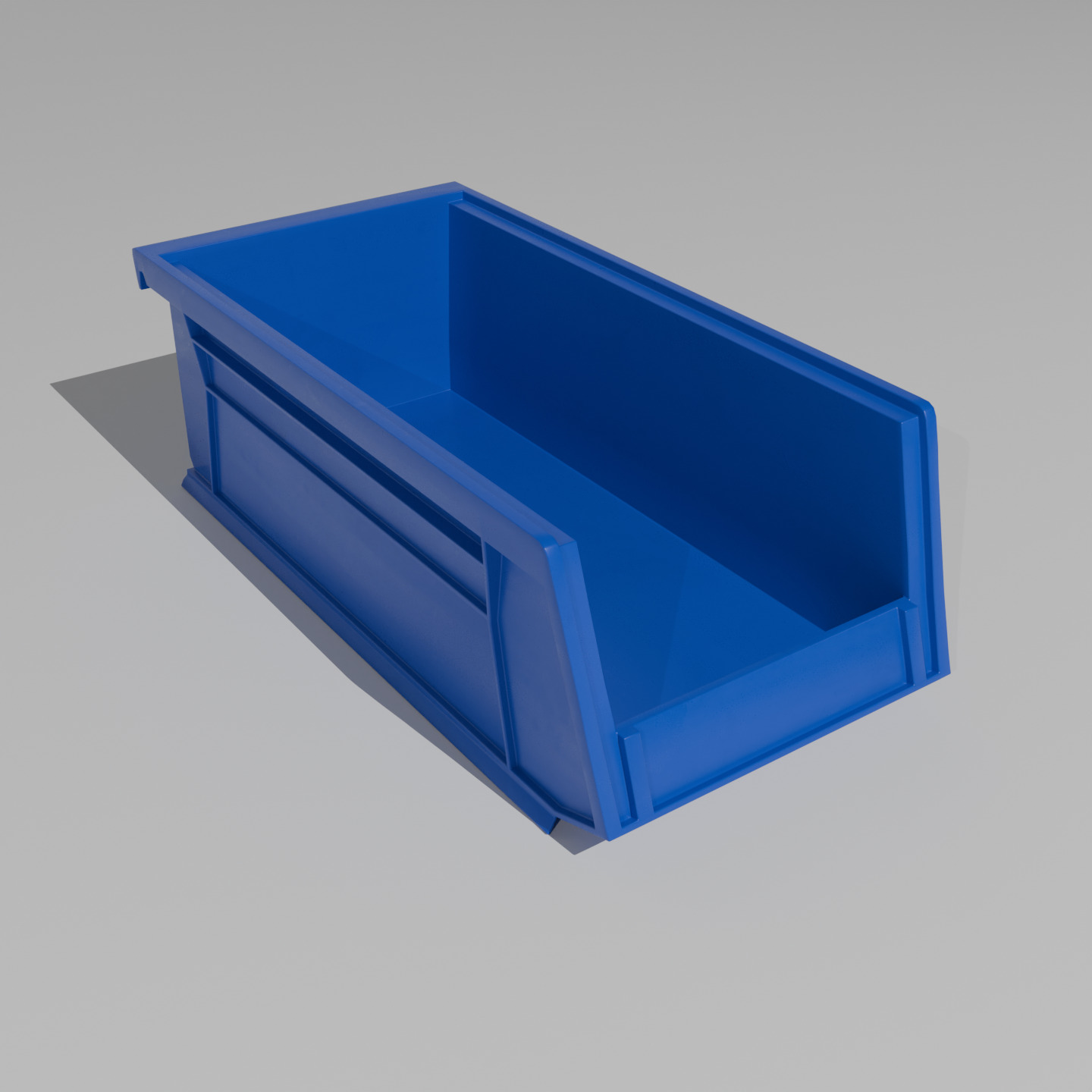 Plastic Stackable Bins Pack 3D model_4
