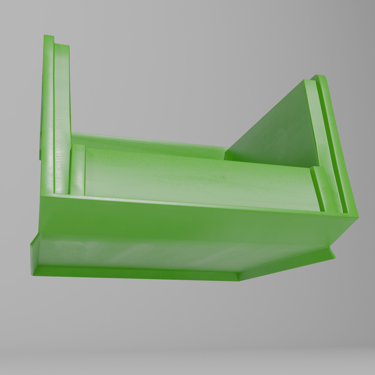 Plastic Stackable Bins Pack 3D model_3