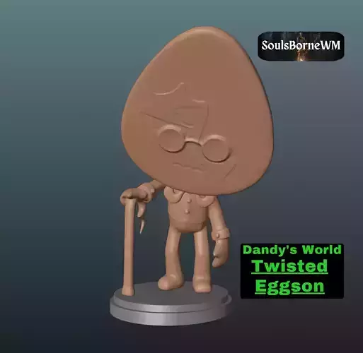 Dandy World Twisted Eggson 3D print model