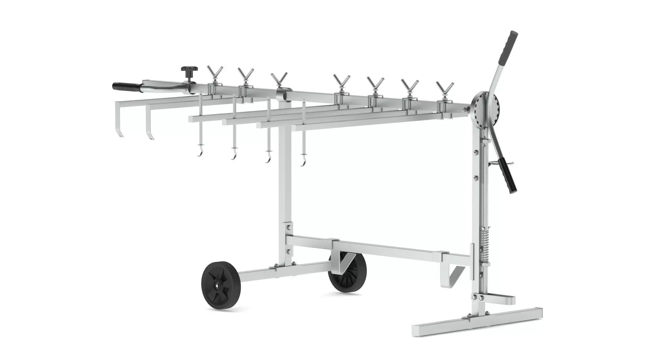 Garage Rotating Universal Panel Stand 3D model