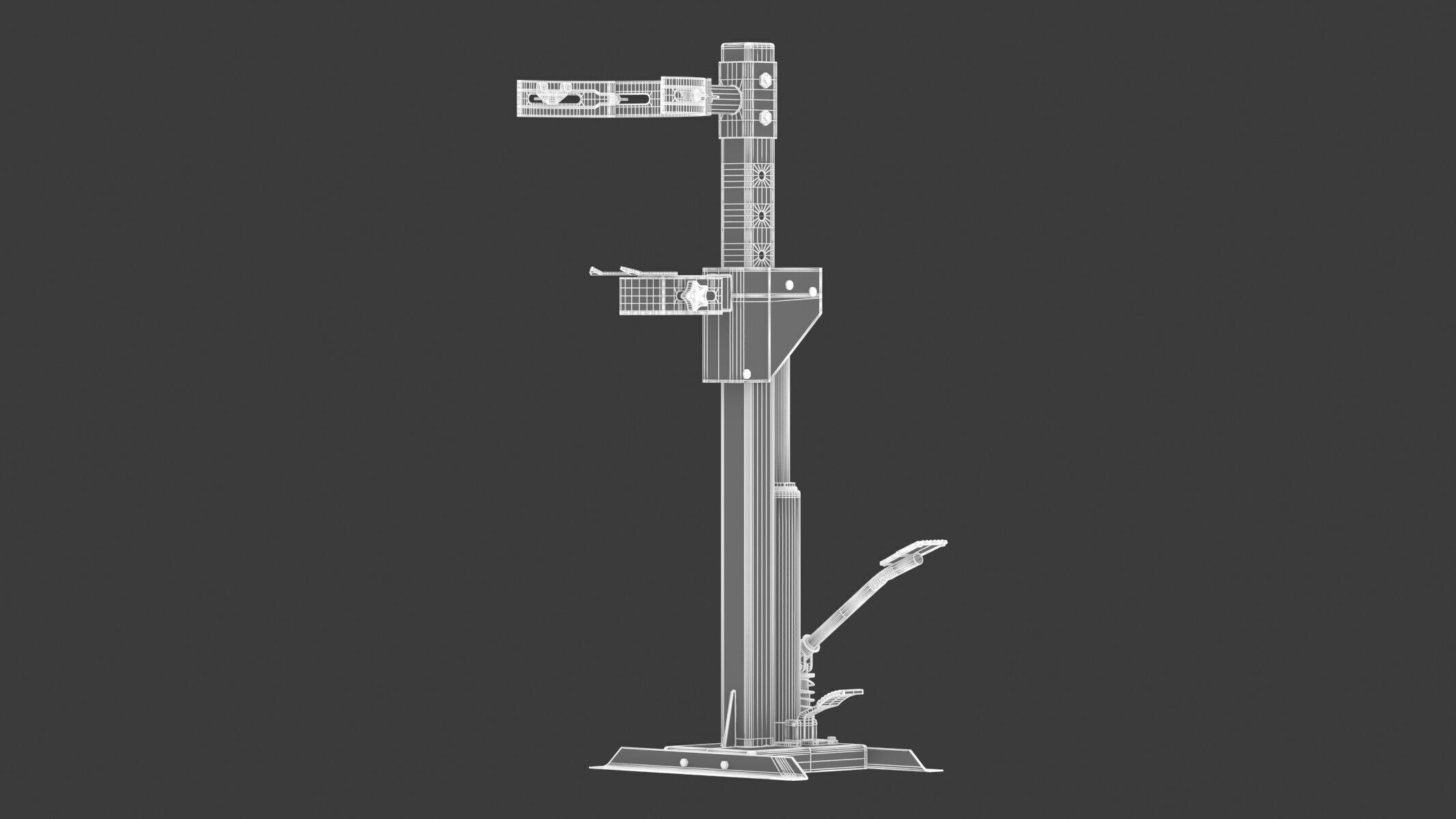Garage Strut Spring Compressor 3D model_10