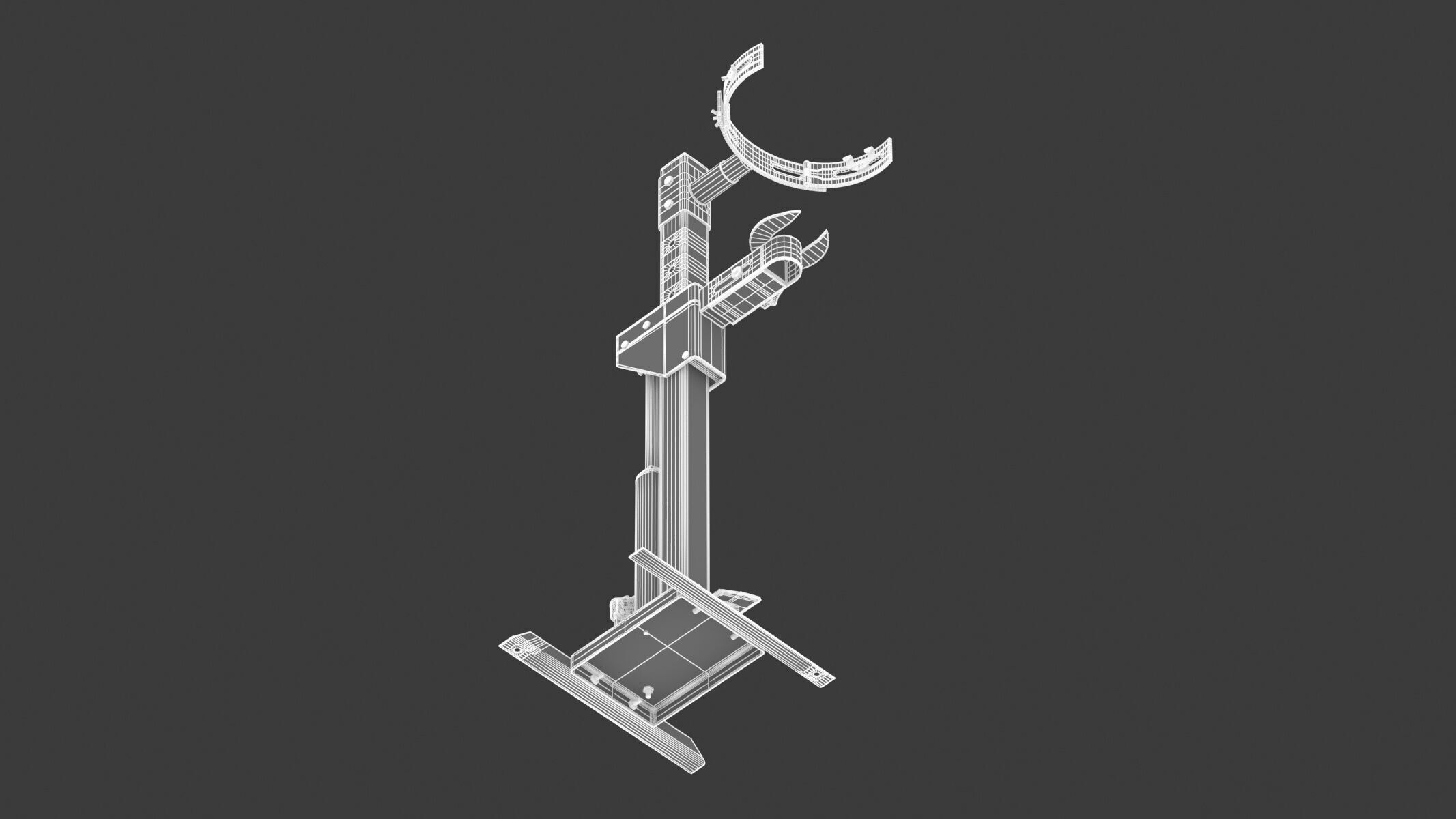 Garage Strut Spring Compressor 3D model_19