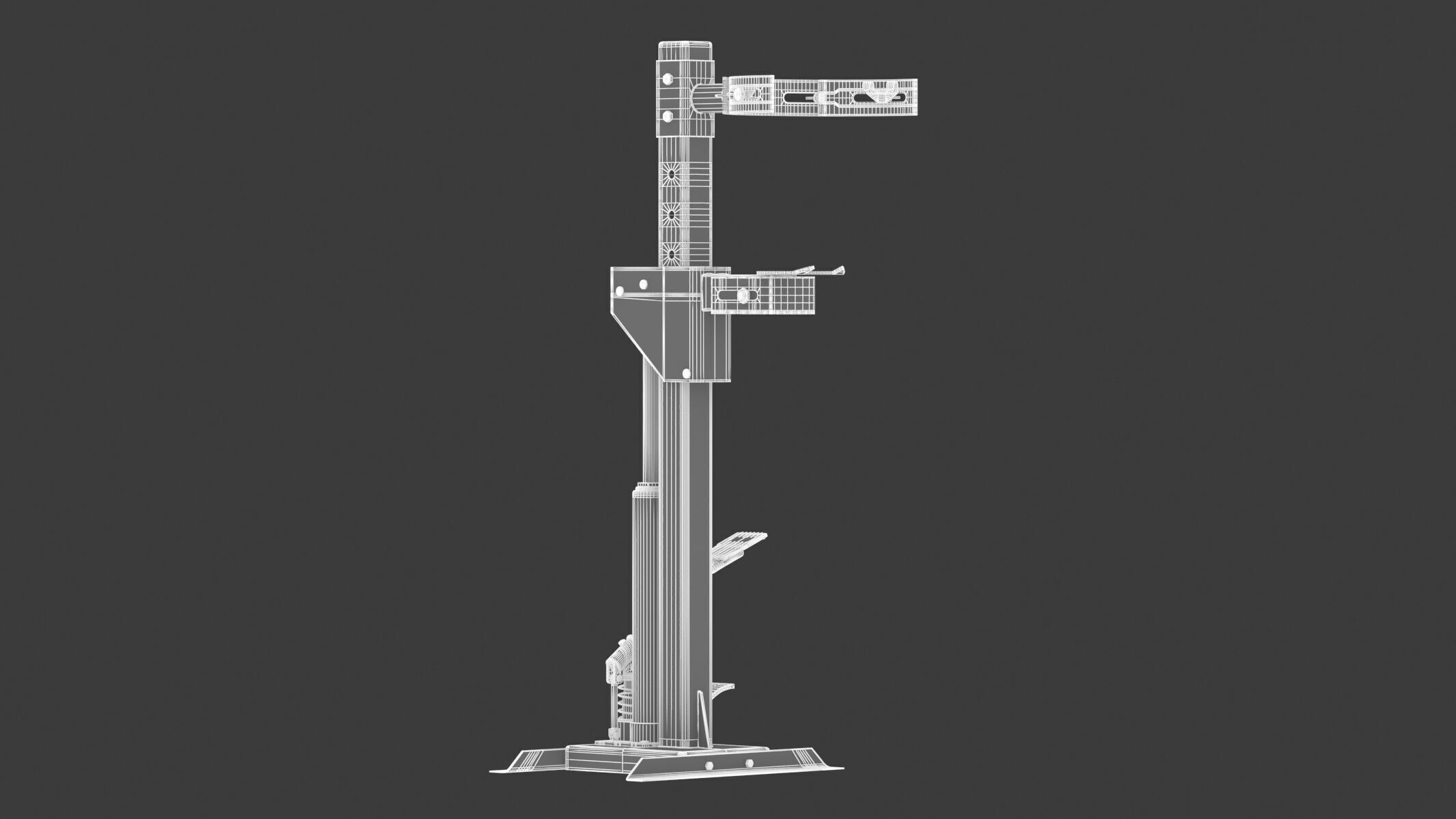 Garage Strut Spring Compressor 3D model_12