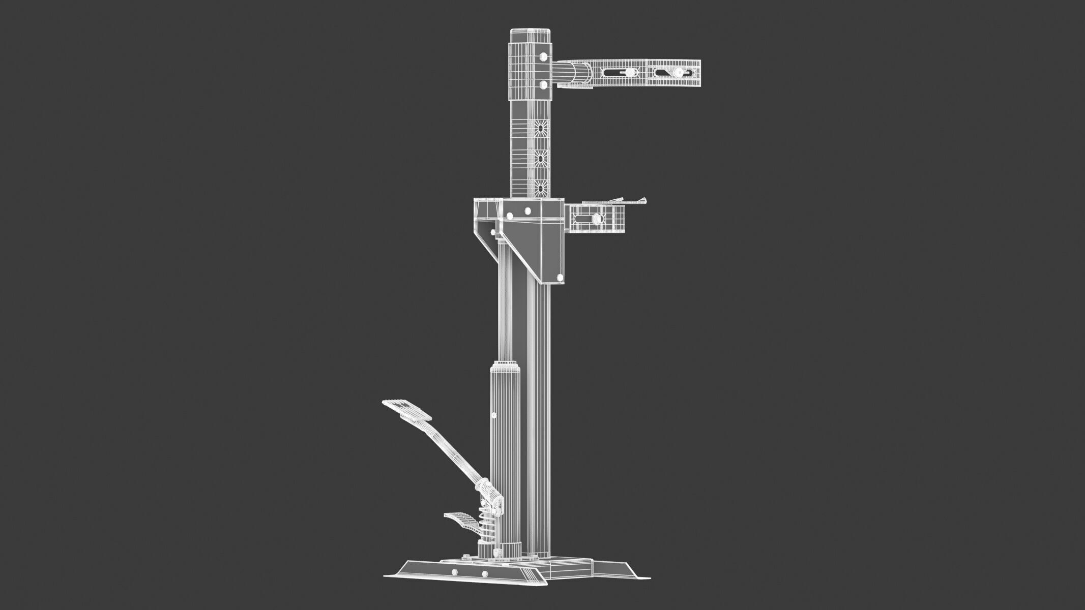 Garage Strut Spring Compressor 3D model_14