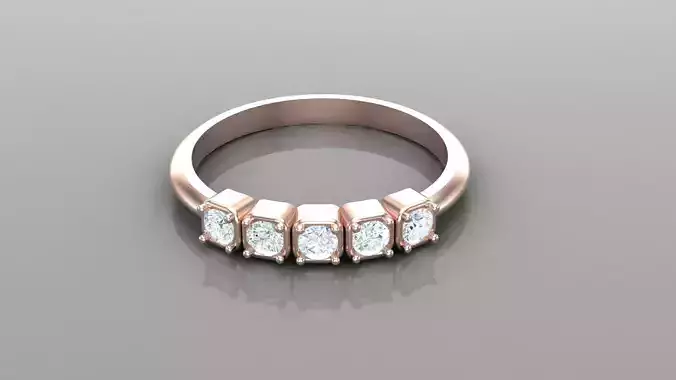 Diamond Women Ring Jewelry Ready For Print SR9
