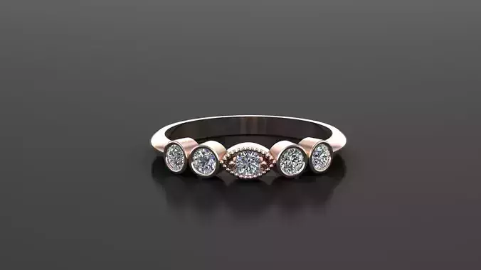 Diamond Women Ring Jewelry Ready For Print SR61