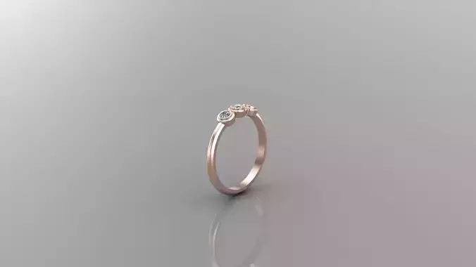 Diamond Women Ring Jewelry Ready For Print SR5