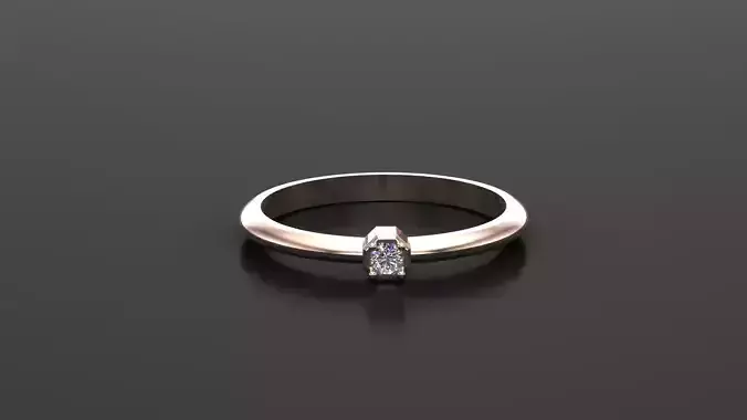 Diamond Women Ring Jewelry Ready For Print SR46
