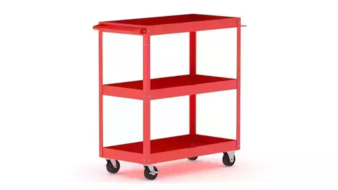Garage Tool And Parts Trolley 3D model