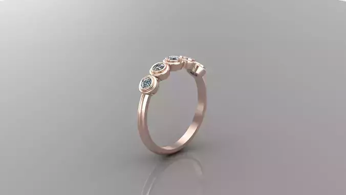 Diamond Women Ring Jewelry Ready For Print SR4