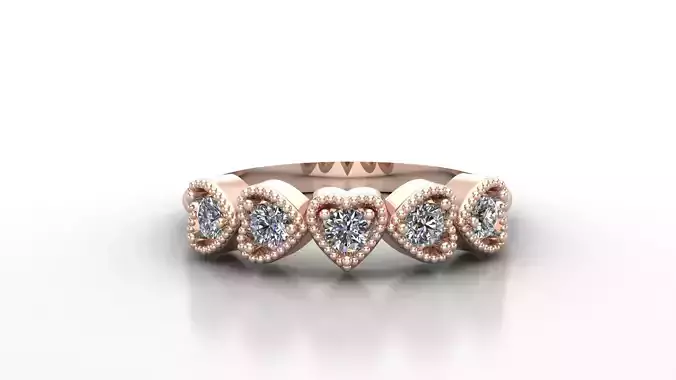 Diamond Women Ring Jewelry Ready For Print SR31