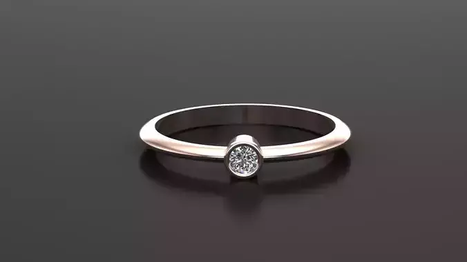Diamond Women Ring Jewelry Ready For Print SR3