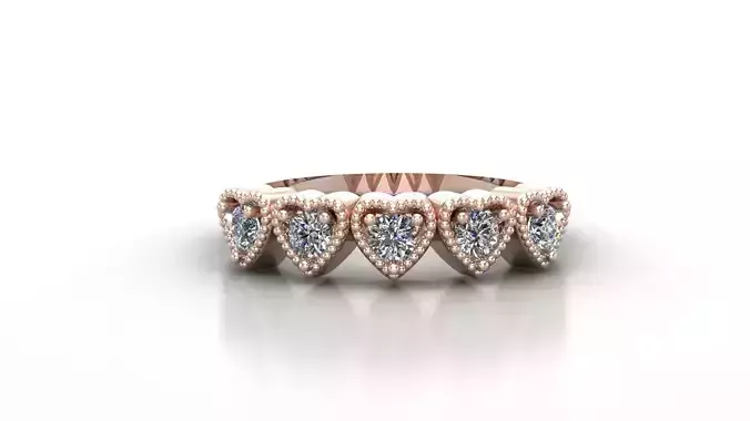 Diamond Women Ring Jewelry Ready For Print SR25