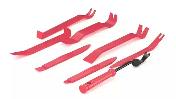Garage Vehicle Trim Removal Tool Kit 3D model