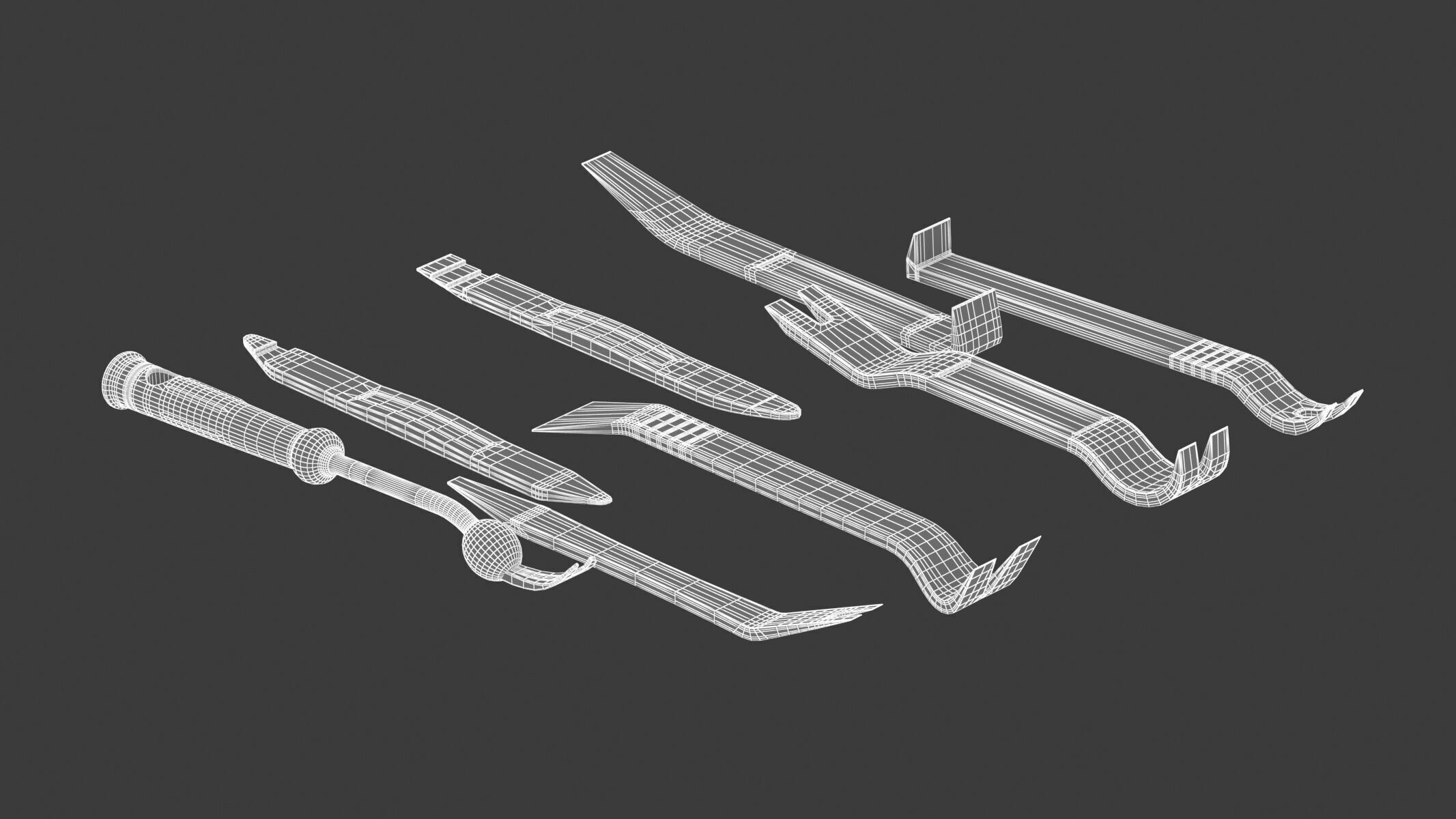 Garage Vehicle Trim Removal Tool Kit 3D model_9