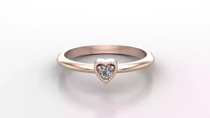 Diamond Women Ring Jewelry Ready For Print SR24