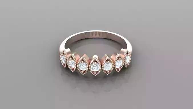 Diamond Women Ring Jewelry Ready For Print SR17