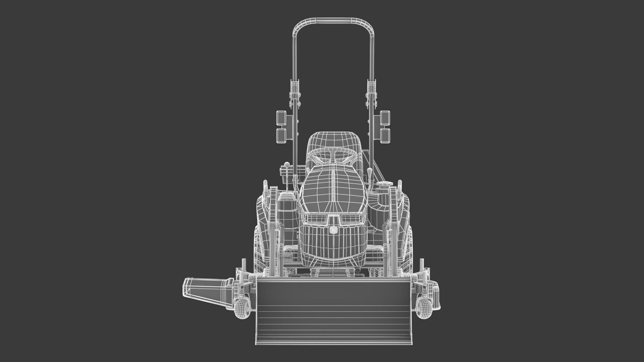 John Deere 1023E Sub-Compact Tractor Full Parts 3D model_21
