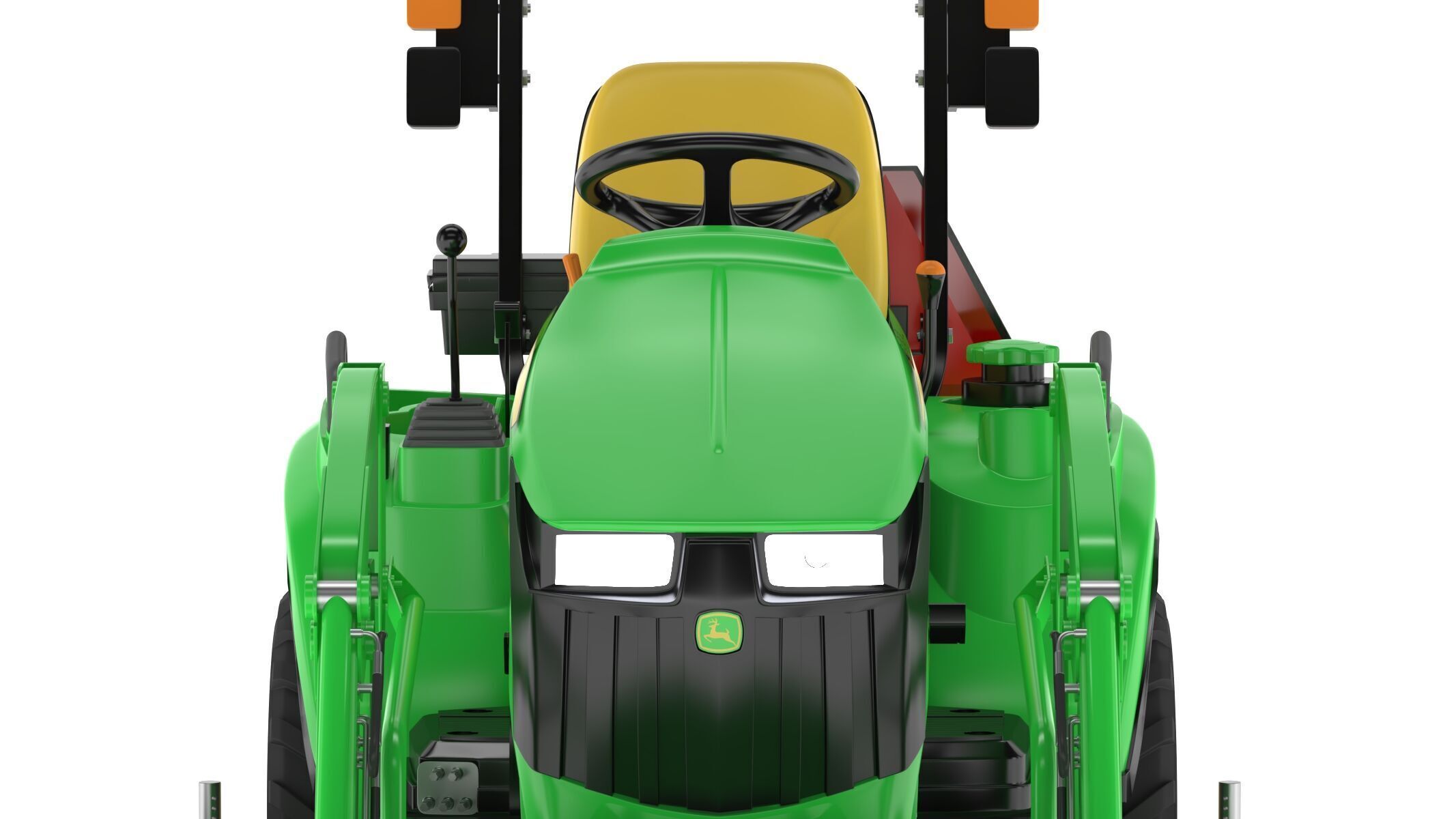 John Deere 1023E Sub-Compact Tractor Full Parts 3D model_11
