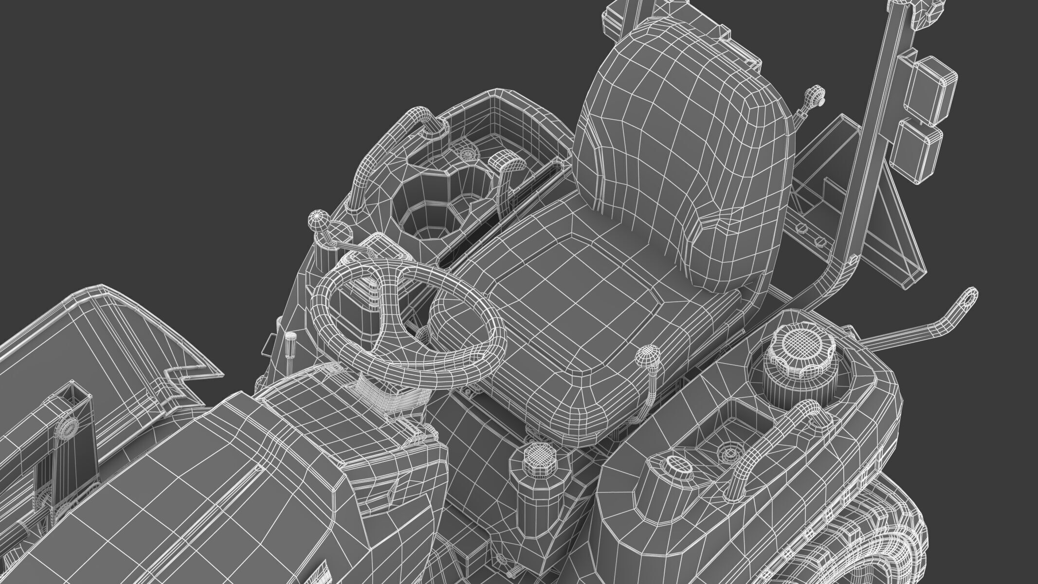 John Deere 1023E Sub-Compact Tractor Full Parts 3D model_38