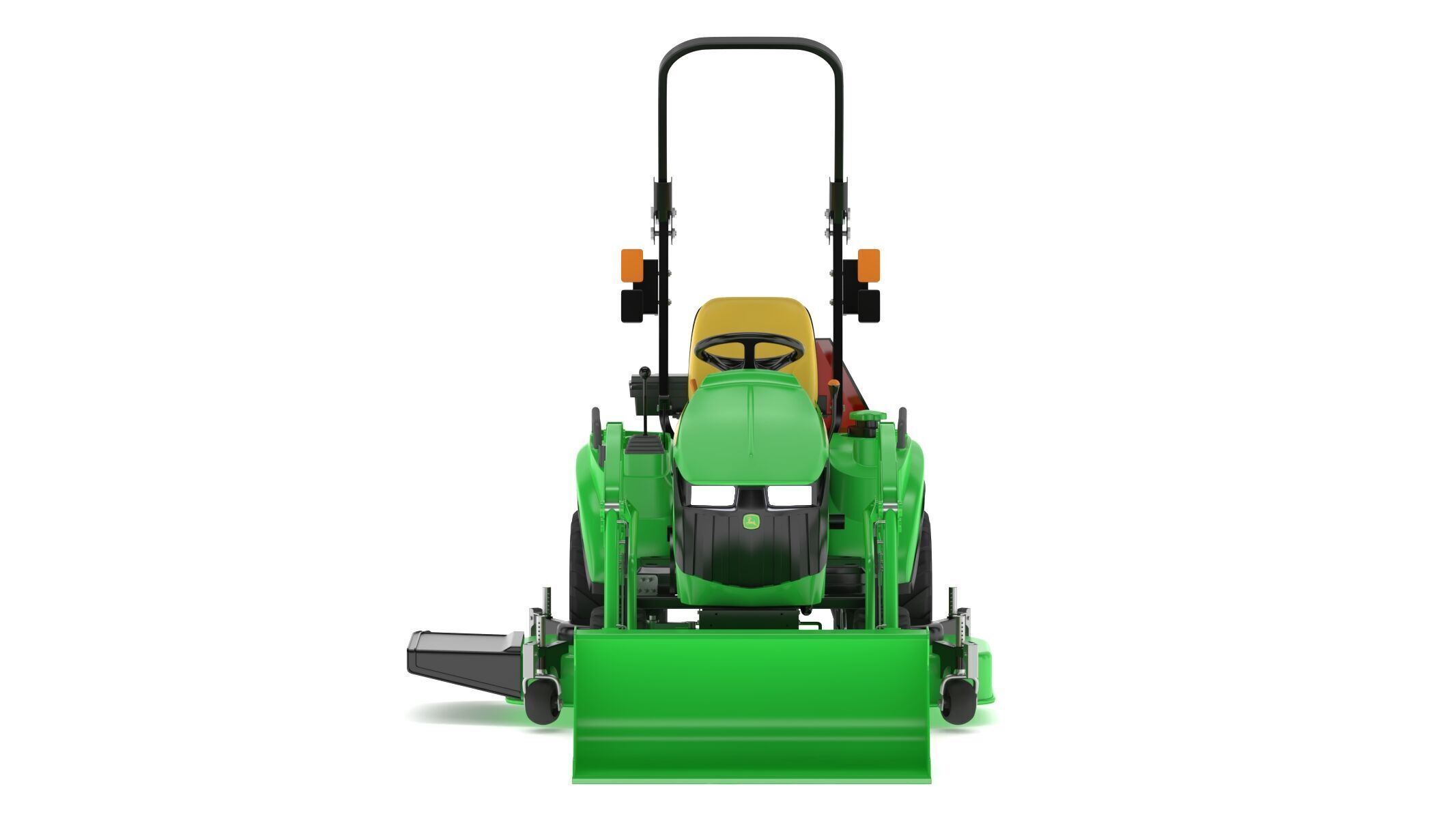 John Deere 1023E Sub-Compact Tractor Full Parts 3D model_1