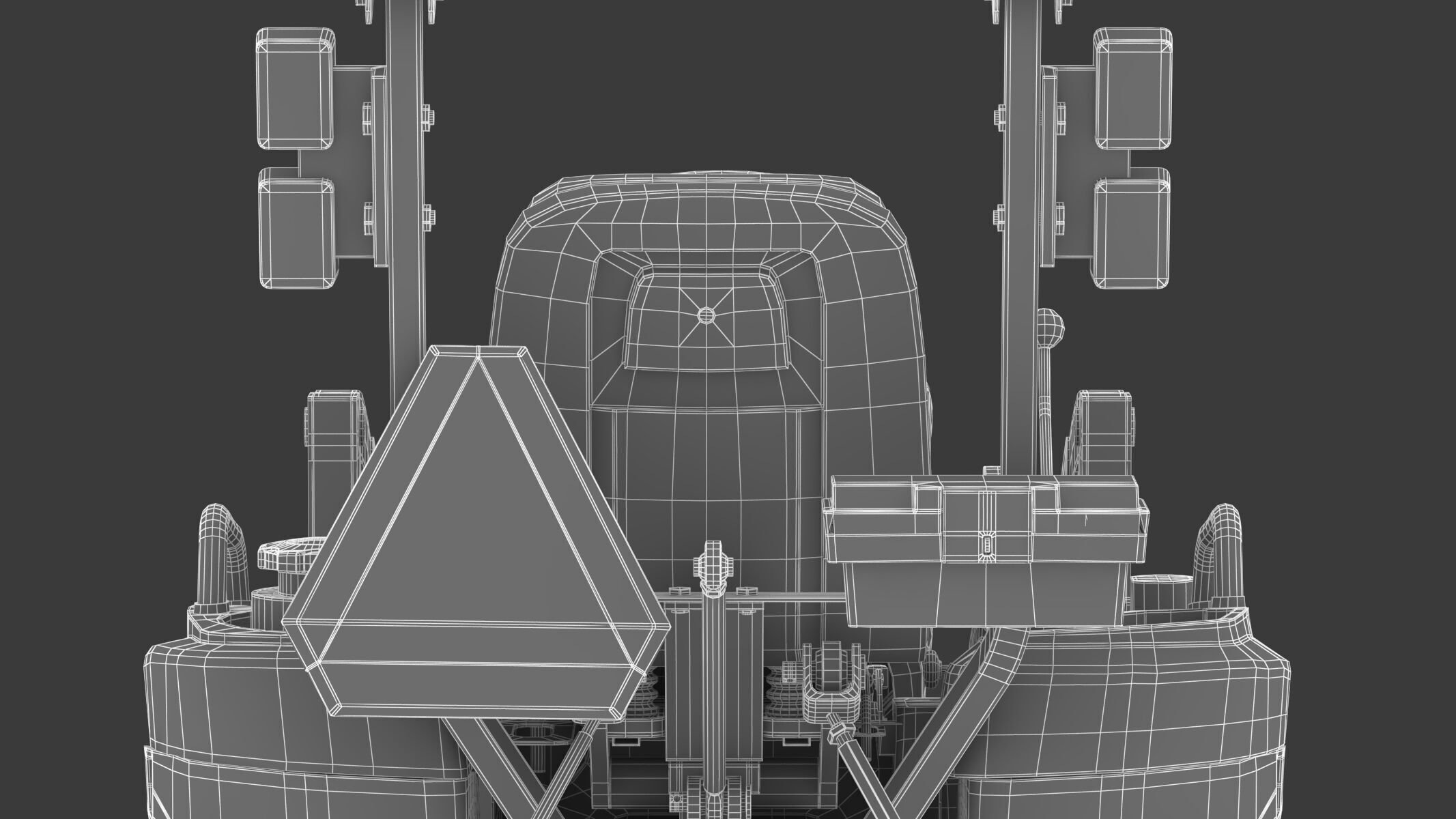 John Deere 1023E Sub-Compact Tractor Full Parts 3D model_35