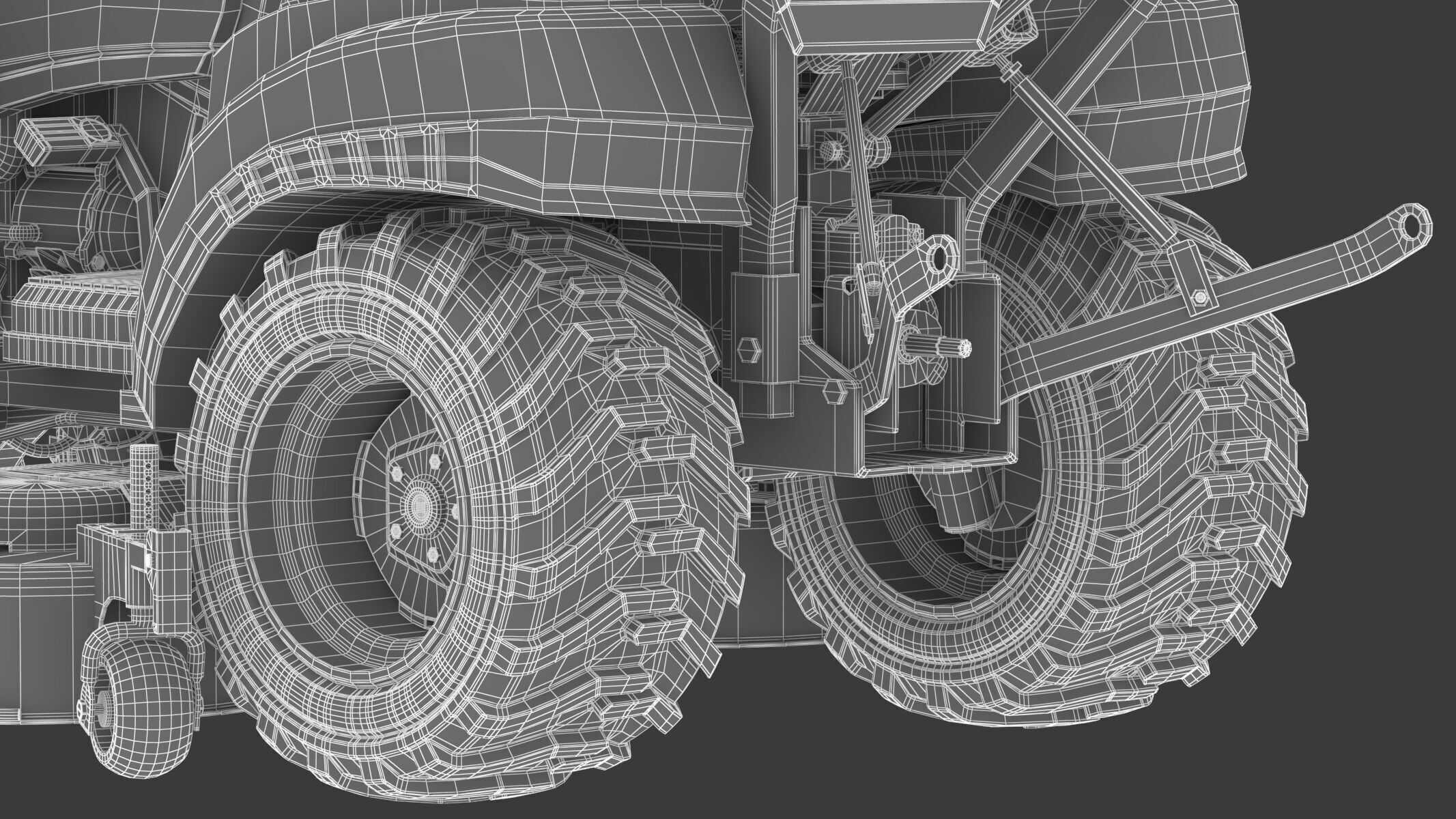 John Deere 1023E Sub-Compact Tractor Full Parts 3D model_36