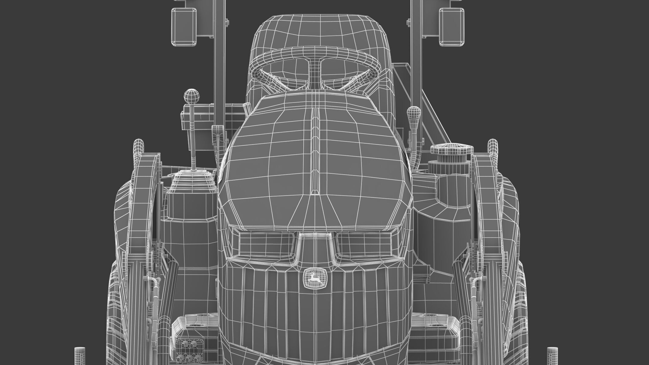 John Deere 1023E Sub-Compact Tractor Full Parts 3D model_31