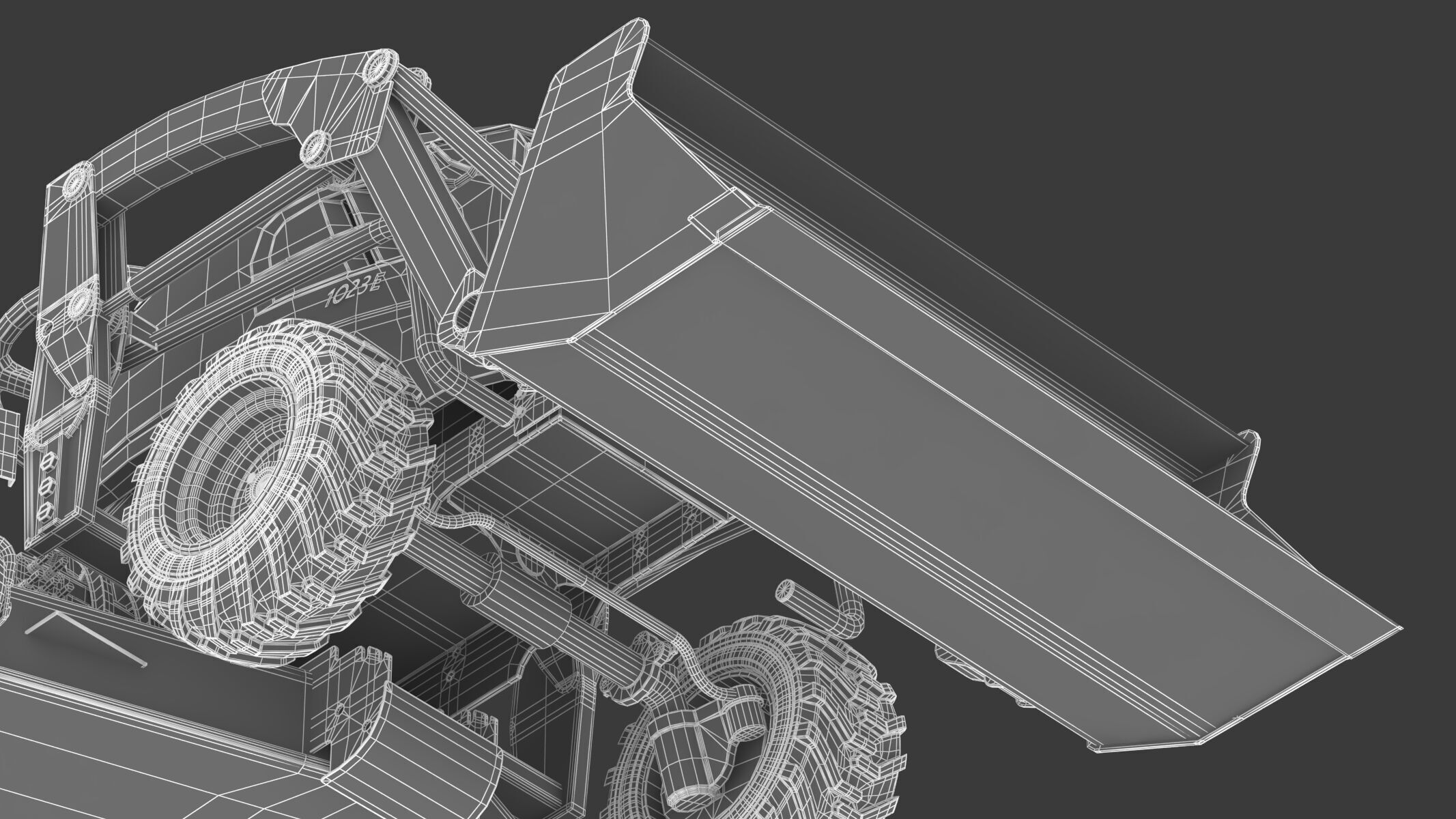 John Deere 1023E Sub-Compact Tractor Full Parts 3D model_39