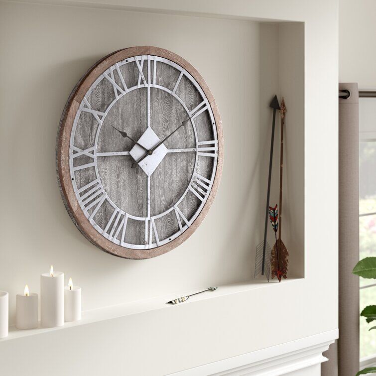 Bernhard Wood Wall Clock 3D model_4