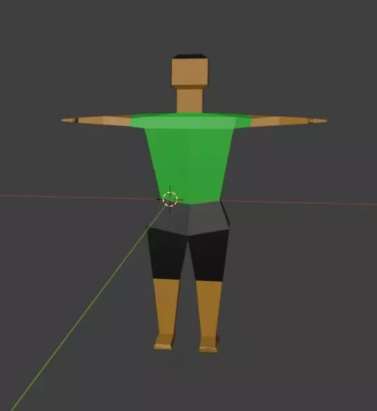 low poly character Free low-poly 3D model