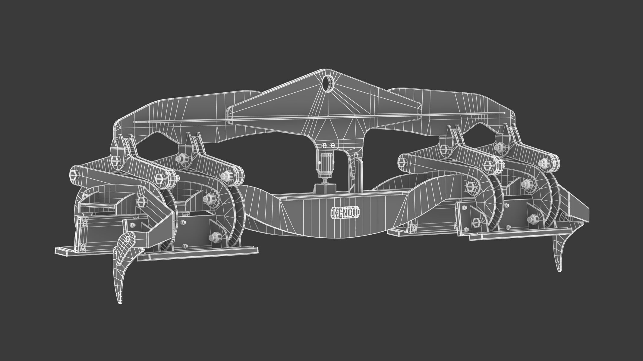 Kenco Double Barrier Lifter 3D model_10