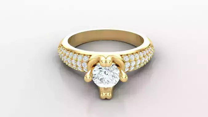 Diamond Women Ring Jewelry SLT 85