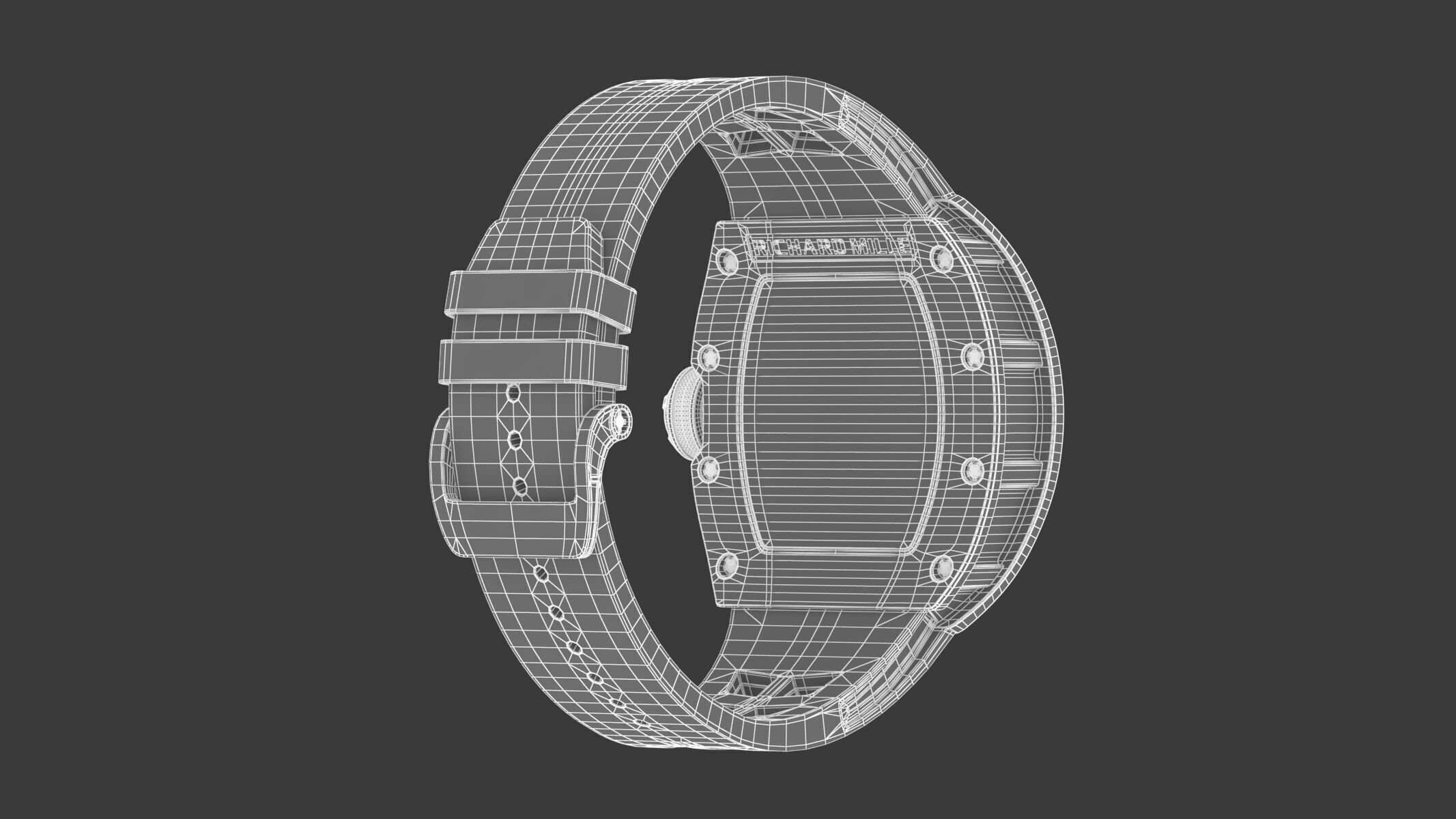 Richard Mille RM 30-01 Luxury Watch 3D model_15