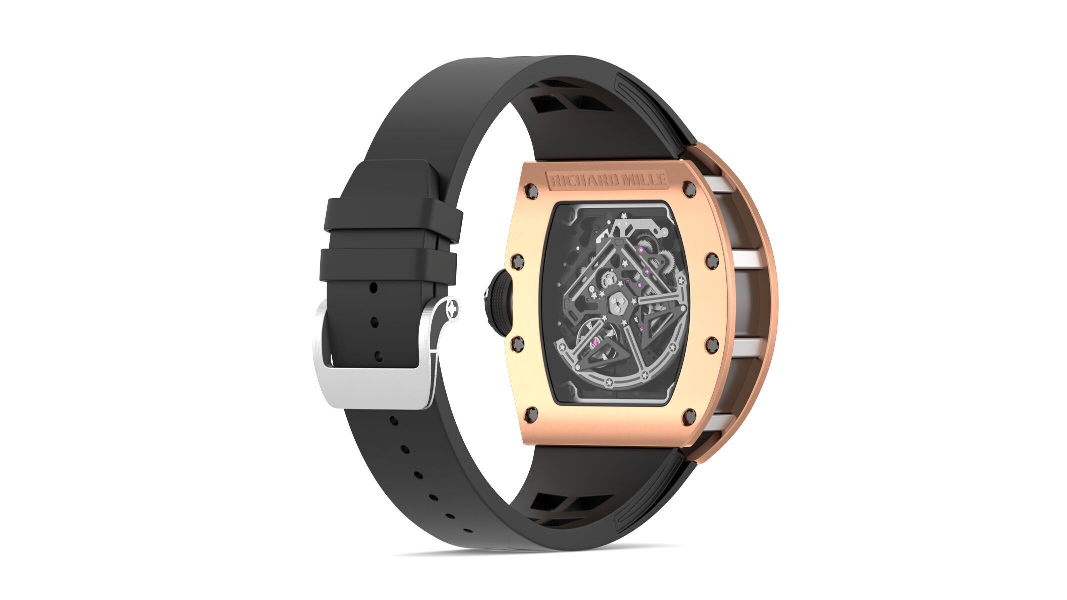 Richard Mille RM 30-01 Luxury Watch 3D model_5