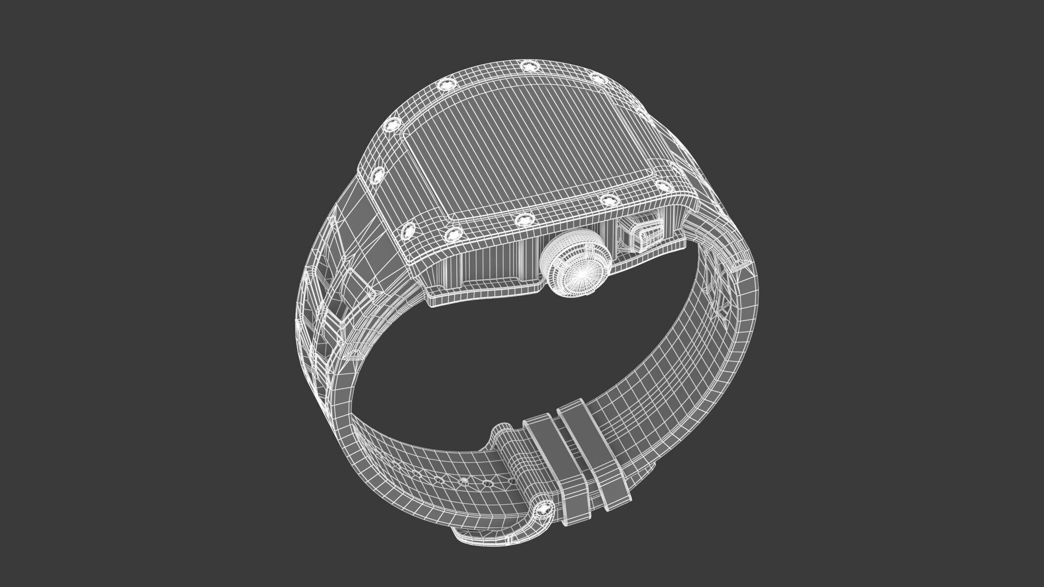 Richard Mille RM 30-01 Luxury Watch 3D model_19